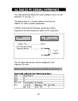 Предварительный просмотр 29 страницы Lutron Electronics FORCE GAUGE FG-6100SD Operation Manual