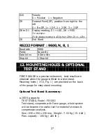 Предварительный просмотр 30 страницы Lutron Electronics FORCE GAUGE FG-6100SD Operation Manual