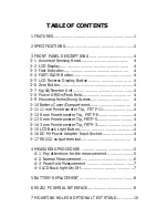 Preview for 2 page of Lutron Electronics FR-5120 Operation Manual