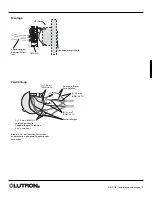 Предварительный просмотр 11 страницы Lutron Electronics Grafik 5000 Installation Instructions Manual