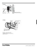 Предварительный просмотр 15 страницы Lutron Electronics Grafik 5000 Installation Instructions Manual