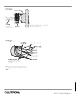 Предварительный просмотр 31 страницы Lutron Electronics Grafik 5000 Installation Instructions Manual