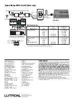 Preview for 2 page of Lutron Electronics GRAFIK 6000 Installation Instructions