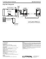 Предварительный просмотр 2 страницы Lutron Electronics GRAFIK Eye GRX-12VDC Installation Instructions