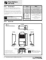 Preview for 4 page of Lutron Electronics Grafik Eye GRX-4000 Series Installation, Operation And Maintenance Manual