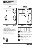 Preview for 6 page of Lutron Electronics Grafik Eye GRX-4000 Series Installation, Operation And Maintenance Manual