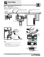 Preview for 8 page of Lutron Electronics Grafik Eye GRX-4000 Series Installation, Operation And Maintenance Manual