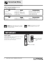 Preview for 10 page of Lutron Electronics Grafik Eye GRX-4000 Series Installation, Operation And Maintenance Manual