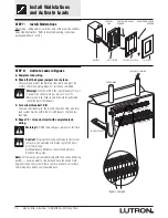 Preview for 14 page of Lutron Electronics Grafik Eye GRX-4000 Series Installation, Operation And Maintenance Manual