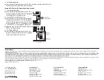 Preview for 6 page of Lutron Electronics Grafik Eye GRX-CCO-8 Installation Instructions Manual