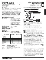 Предварительный просмотр 5 страницы Lutron Electronics Grafik Eye GRX-TVI Installation And Operation Instructions Manual