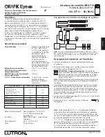 Предварительный просмотр 9 страницы Lutron Electronics Grafik Eye GRX-TVI Installation And Operation Instructions Manual