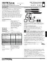 Предварительный просмотр 17 страницы Lutron Electronics Grafik Eye GRX-TVI Installation And Operation Instructions Manual