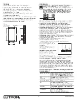 Предварительный просмотр 18 страницы Lutron Electronics Grafik Eye GRX-TVI Installation And Operation Instructions Manual