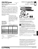 Предварительный просмотр 21 страницы Lutron Electronics Grafik Eye GRX-TVI Installation And Operation Instructions Manual