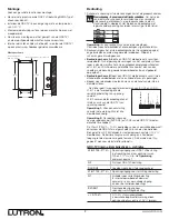 Предварительный просмотр 26 страницы Lutron Electronics Grafik Eye GRX-TVI Installation And Operation Instructions Manual