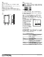 Предварительный просмотр 30 страницы Lutron Electronics Grafik Eye GRX-TVI Installation And Operation Instructions Manual