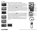 Предварительный просмотр 43 страницы Lutron Electronics GRAFIK Eye QS Installation And Operation Manual