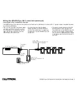 Предварительный просмотр 9 страницы Lutron Electronics GRAFIK Eye QSGR-3P Installation And Operation Manual