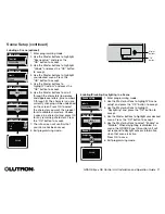 Предварительный просмотр 21 страницы Lutron Electronics GRAFIK Eye QSGR-3P Installation And Operation Manual