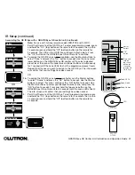 Предварительный просмотр 42 страницы Lutron Electronics GRAFIK Eye QSGR-3P Installation And Operation Manual