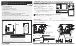 Предварительный просмотр 7 страницы Lutron Electronics Hi-lume EcoSystem Installation Manual