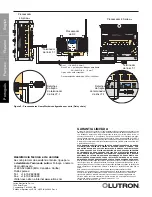 Предварительный просмотр 16 страницы Lutron Electronics Homeworks 4 Series Installation Instructions Manual