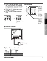 Предварительный просмотр 7 страницы Lutron Electronics Homeworks HR-VCRX-SW Installation Instructions Manual