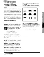 Предварительный просмотр 9 страницы Lutron Electronics Homeworks HR-VCRX-SW Installation Instructions Manual