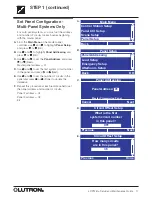 Предварительный просмотр 17 страницы Lutron Electronics LCP128 Setup And Maintenance Manual