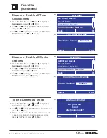 Предварительный просмотр 52 страницы Lutron Electronics LCP128 Setup And Maintenance Manual