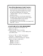 Предварительный просмотр 10 страницы Lutron Electronics LM-8010 Operation Manual