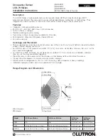 Lutron Electronics LOS-W Series Installation Instructions Manual предпросмотр