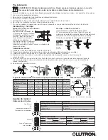 Preview for 6 page of Lutron Electronics LOS-W Series Installation Instructions Manual