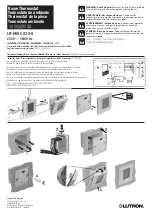 Preview for 1 page of Lutron Electronics LR-HVAC-230-S Installation