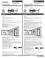 Lutron Electronics LR-TEMP-FLSH Installation Instructions предпросмотр