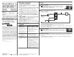 Предварительный просмотр 3 страницы Lutron Electronics MAESTRO MS-A102-V Installation Manual