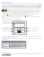 Предварительный просмотр 9 страницы Lutron Electronics PALLADIOM Configuration Manual