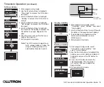 Preview for 18 page of Lutron Electronics QS Timeclock Installation And Operation Manual