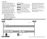 Preview for 20 page of Lutron Electronics QS Timeclock Installation And Operation Manual