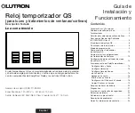 Preview for 49 page of Lutron Electronics QS Timeclock Installation And Operation Manual