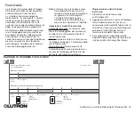 Preview for 140 page of Lutron Electronics QS Timeclock Installation And Operation Manual