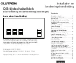 Preview for 145 page of Lutron Electronics QS Timeclock Installation And Operation Manual