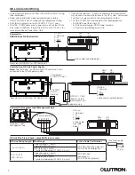 Preview for 2 page of Lutron Electronics QSE-CI-DMX Installation And Operation Instructions Manual