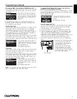 Preview for 5 page of Lutron Electronics QSE-CI-DMX Installation And Operation Instructions Manual