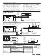 Preview for 8 page of Lutron Electronics QSE-CI-DMX Installation And Operation Instructions Manual