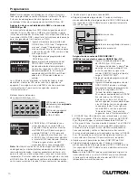 Preview for 10 page of Lutron Electronics QSE-CI-DMX Installation And Operation Instructions Manual