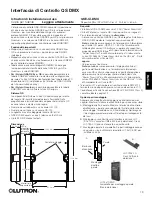 Preview for 19 page of Lutron Electronics QSE-CI-DMX Installation And Operation Instructions Manual