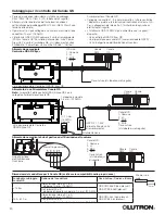 Preview for 20 page of Lutron Electronics QSE-CI-DMX Installation And Operation Instructions Manual