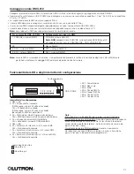 Preview for 21 page of Lutron Electronics QSE-CI-DMX Installation And Operation Instructions Manual